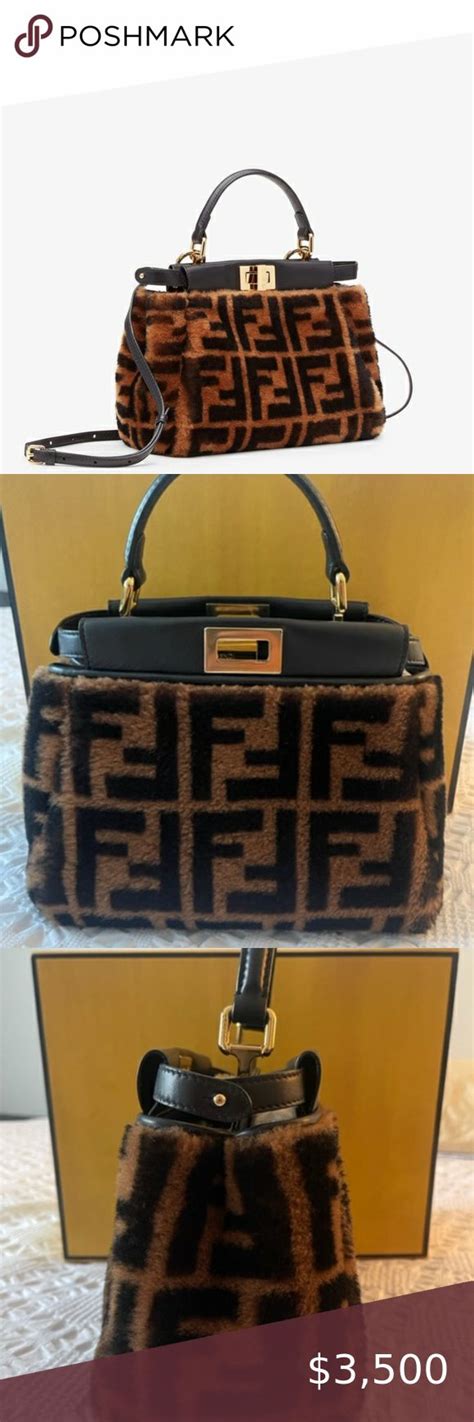 fendi peekaboo mini second hand|Fendi peekaboo mini shearling.